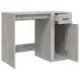 Escritorio de madera contrachapada gris hormigón 100x49x75 cm by vidaXL, Desks - Ref: Foro24-816788, Price: 94,04 €, Discount: %