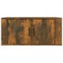 Mesa de centro madera contrachapada roble ahumado 80x50x36 cm de vidaXL, Mesas de centro - Ref: Foro24-816517, Precio: 48,79 ...