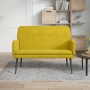 Banco de terciopelo amarillo 108x79x79 cm de vidaXL, Bancos - Ref: Foro24-351420, Precio: 142,71 €, Descuento: %