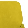 Banco de terciopelo amarillo 108x79x79 cm de vidaXL, Bancos - Ref: Foro24-351420, Precio: 142,71 €, Descuento: %