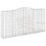 Gabion baskets 5 pcs arc shape iron 400x50x200/220 cm by vidaXL, Pots and planters - Ref: Foro24-3147064, Price: 1,00 €, Disc...
