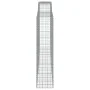 Gabion baskets 5 pcs arc shape iron 400x50x200/220 cm by vidaXL, Pots and planters - Ref: Foro24-3147064, Price: 1,00 €, Disc...