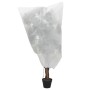 Cubiertas para plantas con cordón 8 uds 70 g/m² 0,8x1 m