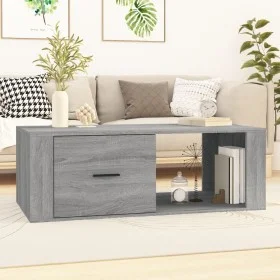 Sonoma-Couchtisch aus grauem Sperrholz, 100 x 50,5 x 35 cm von vidaXL, Couchtisch - Ref: Foro24-816542, Preis: 73,30 €, Rabat...
