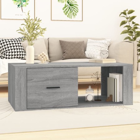 Sonoma-Couchtisch aus grauem Sperrholz, 100 x 50,5 x 35 cm von vidaXL, Couchtisch - Ref: Foro24-816542, Preis: 74,14 €, Rabat...