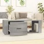 Sonoma gray plywood coffee table 100x50.5x35 cm by vidaXL, Coffee table - Ref: Foro24-816542, Price: 73,28 €, Discount: %