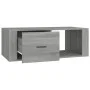 Mesa de centro madera contrachapada gris Sonoma 100x50,5x35 cm de vidaXL, Mesas de centro - Ref: Foro24-816542, Precio: 73,28...
