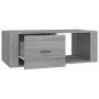 Sonoma gray plywood coffee table 100x50.5x35 cm by vidaXL, Coffee table - Ref: Foro24-816542, Price: 74,14 €, Discount: %