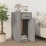 Sonoma Schreibtischschrank aus grauem Sperrholz 40x49x75 cm von vidaXL, Schränke und Lagerung - Ref: Foro24-816798, Preis: 64...