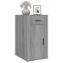 Sonoma Schreibtischschrank aus grauem Sperrholz 40x49x75 cm von vidaXL, Schränke und Lagerung - Ref: Foro24-816798, Preis: 64...