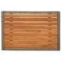 3-teiliges Gartenmöbel-Set und graue synthetische Rattankissen von vidaXL, Gartensets - Ref: Foro24-319907, Preis: 267,07 €, ...