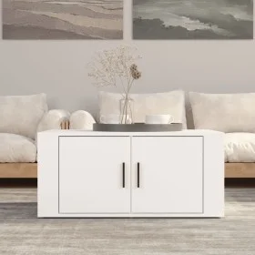 Mesa de centro madera contrachapada blanco 80x50x36 cm de vidaXL, Mesas de centro - Ref: Foro24-816512, Precio: 41,02 €, Desc...