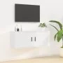 Glänzend weißer Wand-TV-Schrank 100 x 34,5 x 40 cm von vidaXL, TV-Möbel - Ref: Foro24-816634, Preis: 79,28 €, Rabatt: %
