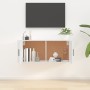Glänzend weißer Wand-TV-Schrank 100 x 34,5 x 40 cm von vidaXL, TV-Möbel - Ref: Foro24-816634, Preis: 79,28 €, Rabatt: %