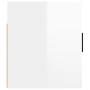 Glänzend weißer Wand-TV-Schrank 100 x 34,5 x 40 cm von vidaXL, TV-Möbel - Ref: Foro24-816634, Preis: 79,28 €, Rabatt: %