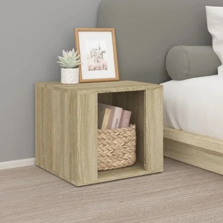 Nachttisch aus Sonoma-Eichensperrholz, 41 x 40 x 36 cm von vidaXL, Nachttische - Ref: Foro24-816547, Preis: 31,63 €, Rabatt: %