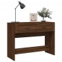 Mesa consola madera contrachapada roble marrón 100x39x75 cm de vidaXL, Mesas - Ref: Foro24-816783, Precio: 67,35 €, Descuento: %