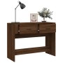 Mesa consola madera contrachapada roble marrón 100x39x75 cm de vidaXL, Mesas - Ref: Foro24-816783, Precio: 67,35 €, Descuento: %