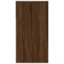 Brown oak plywood console table 100x39x75 cm by vidaXL, Tables - Ref: Foro24-816783, Price: 66,71 €, Discount: %