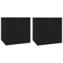 Wand-TV-Schränke 2 Stück schwarz 40x34,5x40 cm von vidaXL, TV-Möbel - Ref: Foro24-816643, Preis: 47,72 €, Rabatt: %