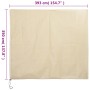 Cubiertas para plantas con cremallera 2 uds 70 g/m² 3,93x3,5 m
