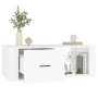 Mesa de centro madera contrachapada blanco 100x50,5x35 cm de vidaXL, Mesas de centro - Ref: Foro24-816536, Precio: 58,16 €, D...