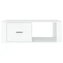 Couchtisch aus weißem Sperrholz, 100 x 50,5 x 35 cm von vidaXL, Couchtisch - Ref: Foro24-816536, Preis: 57,68 €, Rabatt: %