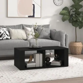 Mesa de centro madera contrachapada negro 100x50x36 cm de vidaXL, Mesas de centro - Ref: Foro24-816521, Precio: 50,13 €, Desc...