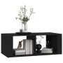 Couchtisch aus schwarzem Sperrholz, 100 x 50 x 36 cm von vidaXL, Couchtisch - Ref: Foro24-816521, Preis: 50,13 €, Rabatt: %