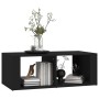 Mesa de centro madera contrachapada negro 100x50x36 cm de vidaXL, Mesas de centro - Ref: Foro24-816521, Precio: 50,63 €