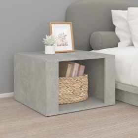 Betongrauer Nachttisch aus Sperrholz, 57 x 55 x 36 cm von vidaXL, Nachttische - Ref: Foro24-816556, Preis: 35,66 €, Rabatt: %