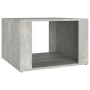 Betongrauer Nachttisch aus Sperrholz, 57 x 55 x 36 cm von vidaXL, Nachttische - Ref: Foro24-816556, Preis: 35,66 €, Rabatt: %