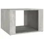 Concrete gray plywood bedside table 57x55x36 cm by vidaXL, Nightstands - Ref: Foro24-816556, Price: 35,27 €, Discount: %