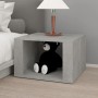Betongrauer Nachttisch aus Sperrholz, 57 x 55 x 36 cm von vidaXL, Nachttische - Ref: Foro24-816556, Preis: 35,66 €, Rabatt: %