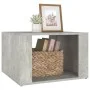 Concrete gray plywood bedside table 57x55x36 cm by vidaXL, Nightstands - Ref: Foro24-816556, Price: 35,27 €, Discount: %