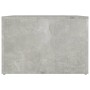 Betongrauer Nachttisch aus Sperrholz, 57 x 55 x 36 cm von vidaXL, Nachttische - Ref: Foro24-816556, Preis: 35,66 €, Rabatt: %