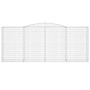 Gabionenkörbe 6 Stück bogenförmiges Eisen 400x50x160/180 cm von vidaXL, Töpfe und Pflanzgefäße - Ref: Foro24-3147039, Preis: ...