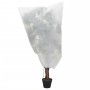 Cubiertas para plantas con cordón 12 uds 70 g/m² 0,8x1 m