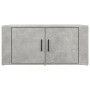 Graue Betonholz-Sperrholz-Couchtisch 80x50x36 cm von vidaXL, Couchtisch - Ref: Foro24-816516, Preis: 62,15 €, Rabatt: %