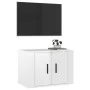 Glänzend weißer TV-Wandschrank 57x34,5x40 cm von vidaXL, TV-Möbel - Ref: Foro24-816618, Preis: 30,07 €, Rabatt: %