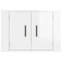 Glänzend weißer TV-Wandschrank 57x34,5x40 cm von vidaXL, TV-Möbel - Ref: Foro24-816618, Preis: 30,07 €, Rabatt: %