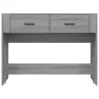 Sonoma gray plywood console table 100x39x75 cm by vidaXL, Tables - Ref: Foro24-816782, Price: 63,50 €, Discount: %