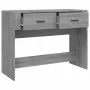Sonoma gray plywood console table 100x39x75 cm by vidaXL, Tables - Ref: Foro24-816782, Price: 63,50 €, Discount: %
