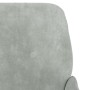 Banco de terciopelo gris claro 108x79x79 cm de vidaXL, Bancos - Ref: Foro24-351414, Precio: 139,60 €, Descuento: %