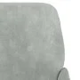 Banco de terciopelo gris claro 108x79x79 cm de vidaXL, Bancos - Ref: Foro24-351414, Precio: 127,12 €, Descuento: %
