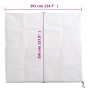 Cubiertas para plantas con cremallera 4 uds 70 g/m² 3,93x3,5 m