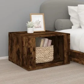 Nachttisch aus geräuchertem Eichensperrholz, 57 x 55 x 36 cm von vidaXL, Nachttische - Ref: Foro24-816557, Preis: 34,53 €, Ra...