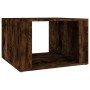 Nachttisch aus geräuchertem Eichensperrholz, 57 x 55 x 36 cm von vidaXL, Nachttische - Ref: Foro24-816557, Preis: 34,92 €, Ra...
