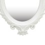 Espejo de pared estilo castillo blanco 56x76 cm