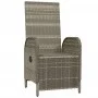 Reclining garden chairs with cushions 2 pcs PE rattan gray by vidaXL, Garden chairs - Ref: Foro24-319891, Price: 310,04 €, Di...